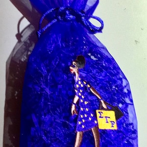 Sigma Gamma Rho Diva Sheer Organza Gift Bags (2)