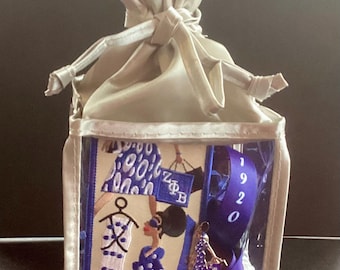 Zeta Phi Beta Bling Lady Diva Gift Pouch