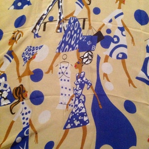 Zeta Phi Beta Sorority Lady Diva Glitter Scarf