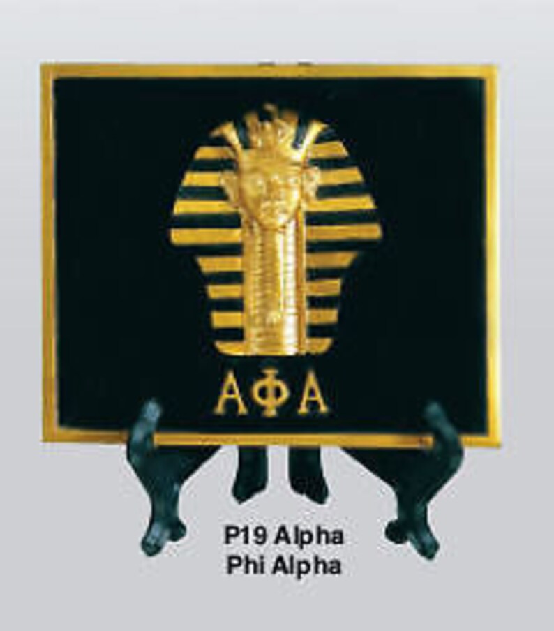 Alpha Phi Alpha Fraternity Sphinx Art Plaque | Etsy