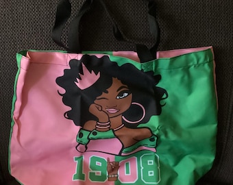 Sorority 1908 Sassy Lady Tote Bag