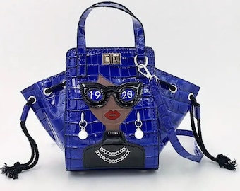 Zeta Phi Beta Sorority Chic Lady Founding Year Bag /Shoulder Crossbody