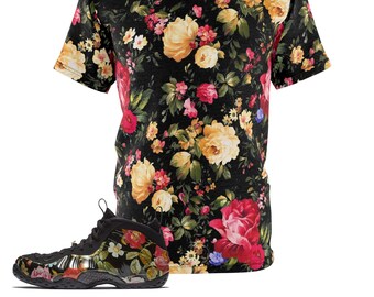 foamposite floral shirt
