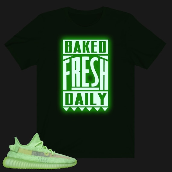 Shirt Match Yeezy Frozen Yellow Stitch Sneaker Tee