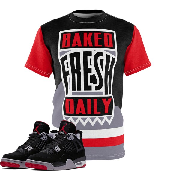 retro 4 cement shirt