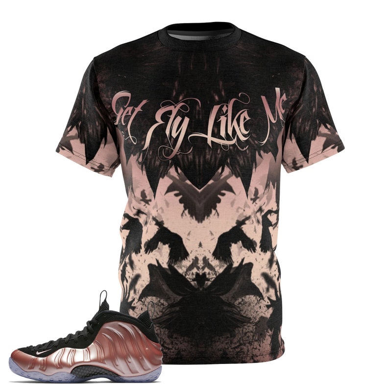 rose gold foamposite shirt