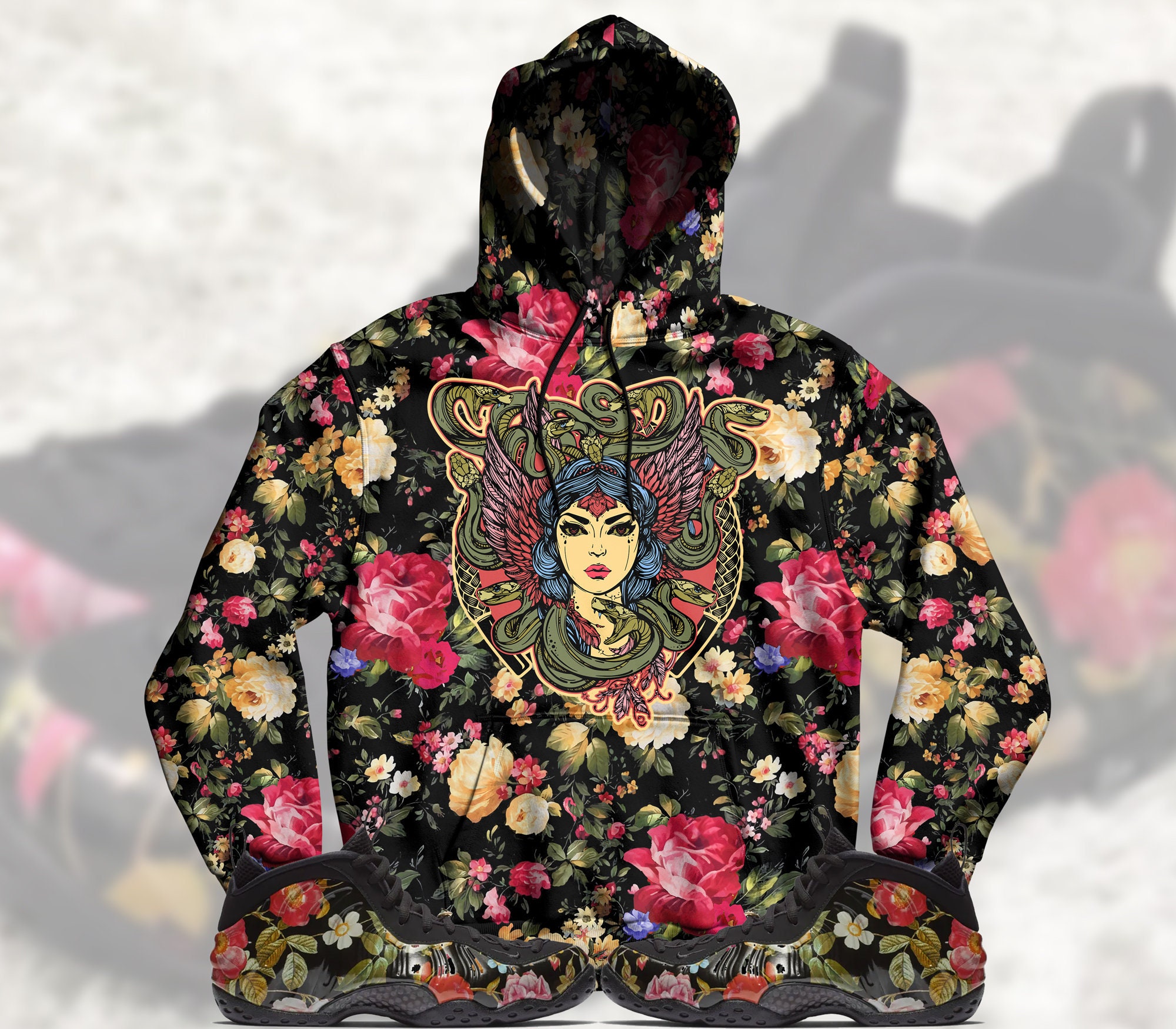 floral foamposite shirt