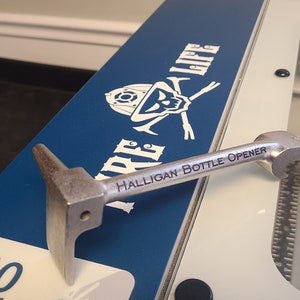 Nickel Plated Halligan Bottle Opener