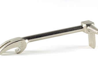 Nickel Plated Halligan Bottle Opener