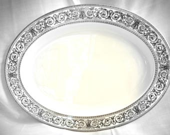 Vintage Royal Doulton Baronet 16 inch platter, perfect condition. Produced 1968-1983. Free USPS GROUND Shipping or upgrade to Priority Mail.