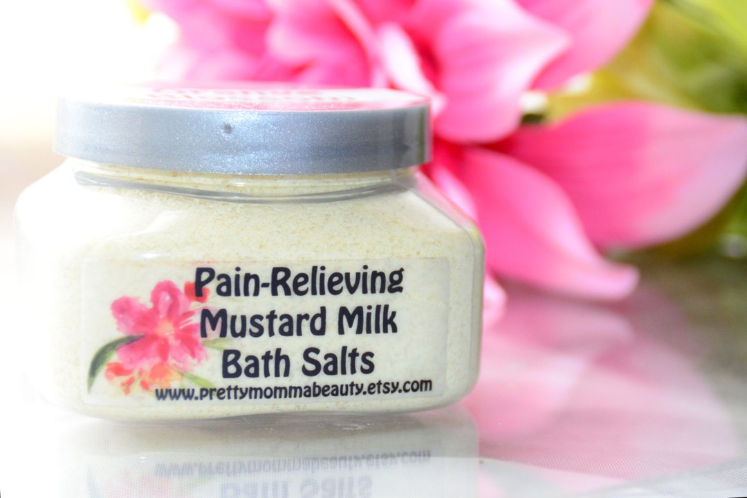 Painrelieving Mustard Milk Bath Salts Etsy
