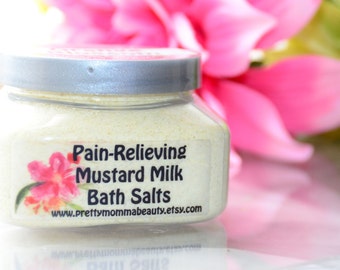 Pain-Relieving Mustard Milk Bath Salts