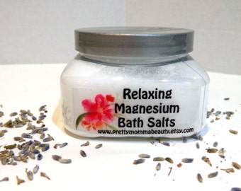 Sleep-Enhancing Lavender-Scented Magnesium Bath Salts