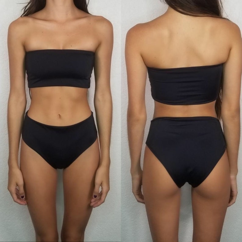 IwaWhy Scoop Front Bikini Bottoms Black