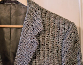 1950-60's 3 Button Wool Sport Coat, Hickey Freeman, F.R. Tripler