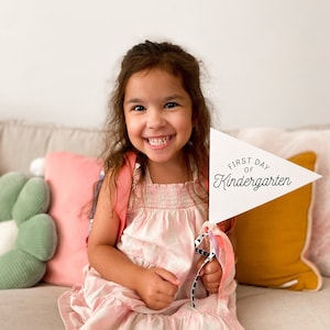 First & Last Day of School Flags • Printable Pennant Sign • DIY Back to School Photo Prop • 1st Day of School Sign • Custom Digital Download