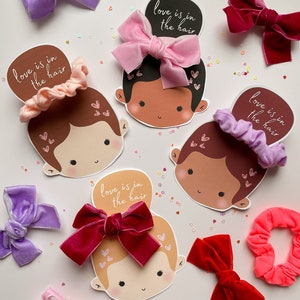 Geburtstags-Gastgeschenk, Liebe ist in den Haaren, Valentinstagskarte, Kinderklasse Geschenk, Tanz, Gymnastik, Ballett, Galentine Printable