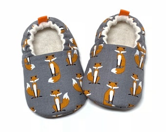 fox baby slippers