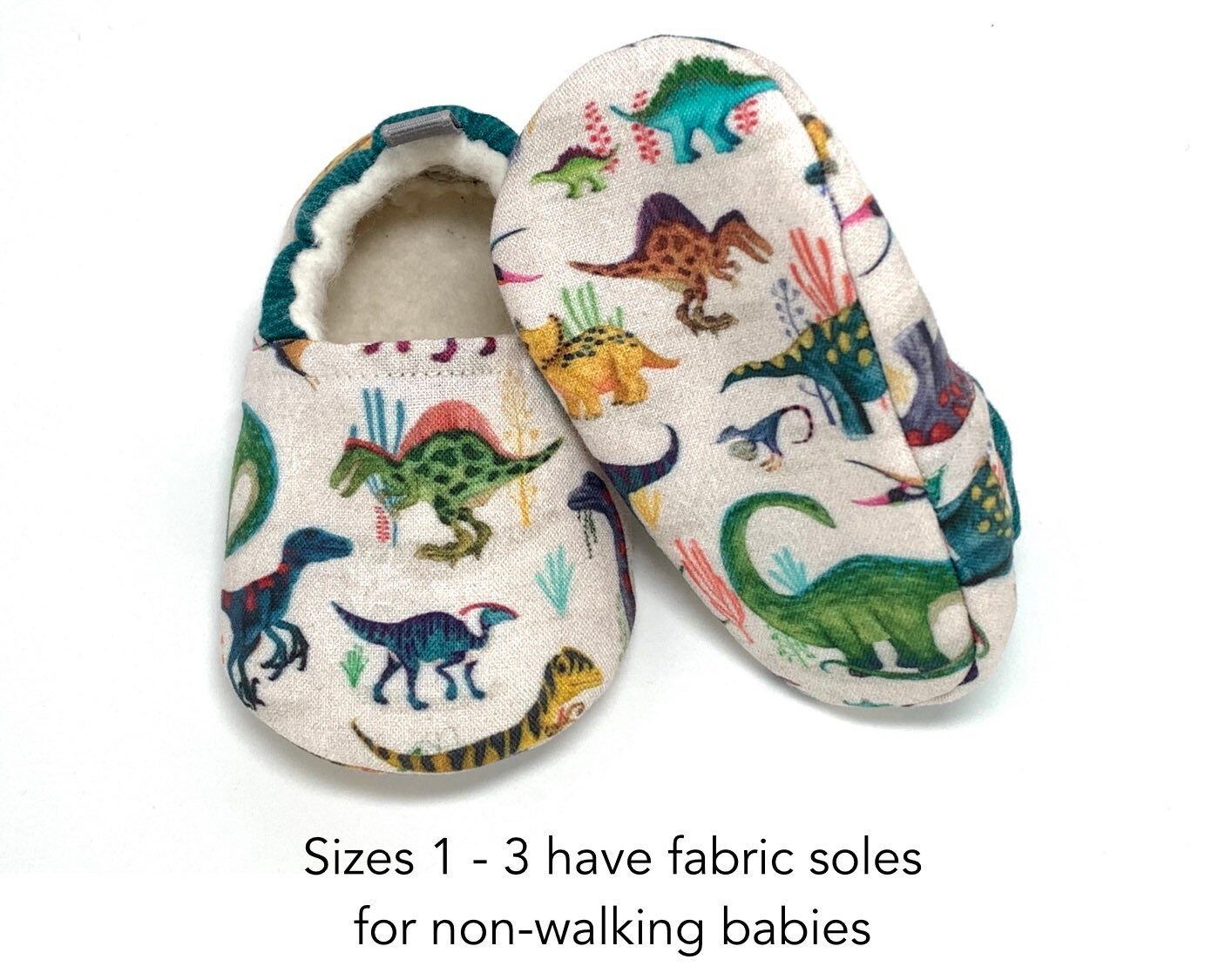 Dinosaur Baby Shoes Dino Baby Booties Nonslip Toddler Etsy UK