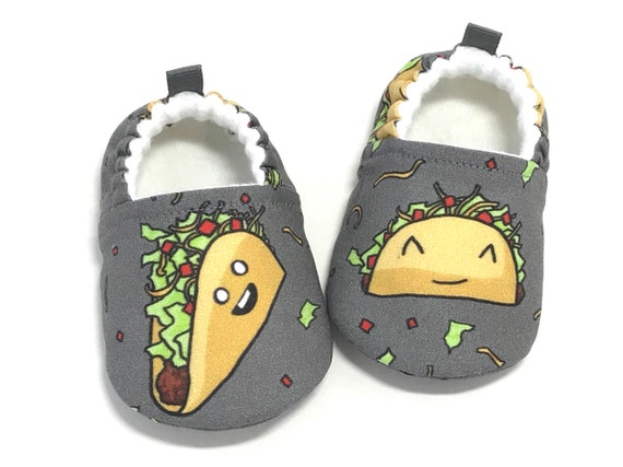 taco baby booties