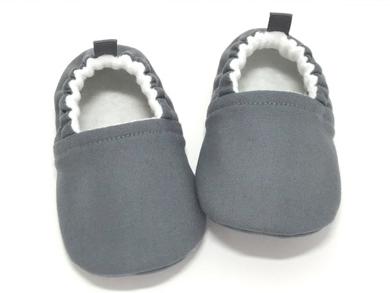 Gray Baby Shoes Grey baby booties baby 
