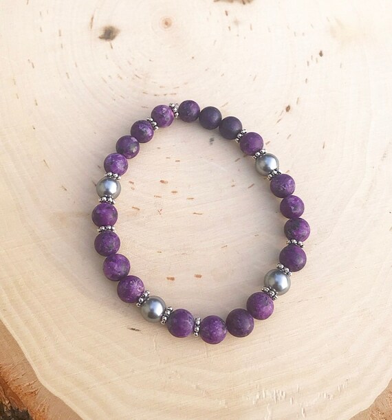 Intention Bracelet- Crystal Intention Bracelet- Reiki Infused Jewelry- Beaded Bracelet- Jasper