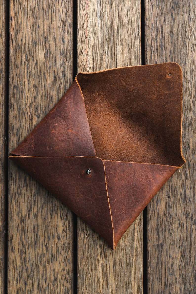 LARGE 6x8 INCH SIZE Handmade Premium Leather Envelope for Etsy