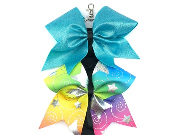 Backpack cheer bow holder display, cheer bows, bow organizer, cheer bow display, cheerleading accessories, bag cheer bow holder, bow hanger