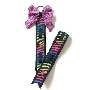 Bow holder - hair bows, cheer bows, glitter bow display, scrunchies, hair accessories, dance bows, girls bedroom decor, cheer bow hanger