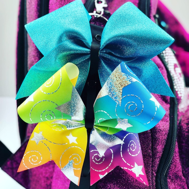 Backpack Cheer Bow Holder Display Cheer Bows Bow Organizer Etsy