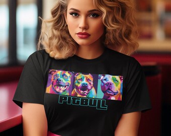 PITBULL Abstract Pop Art Design Series available in Mens and Womens T-Shirt hoodies sweatshirts