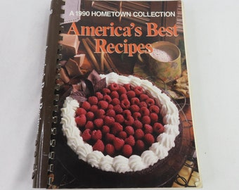 America's Best Recipes Cookbook A 1990 Hometown Collection Spiral Bound Cook Book