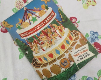 Betty Crocker's Cooky Carnival Cook Book 1957 Paperback Vintage Cookie Cookbook