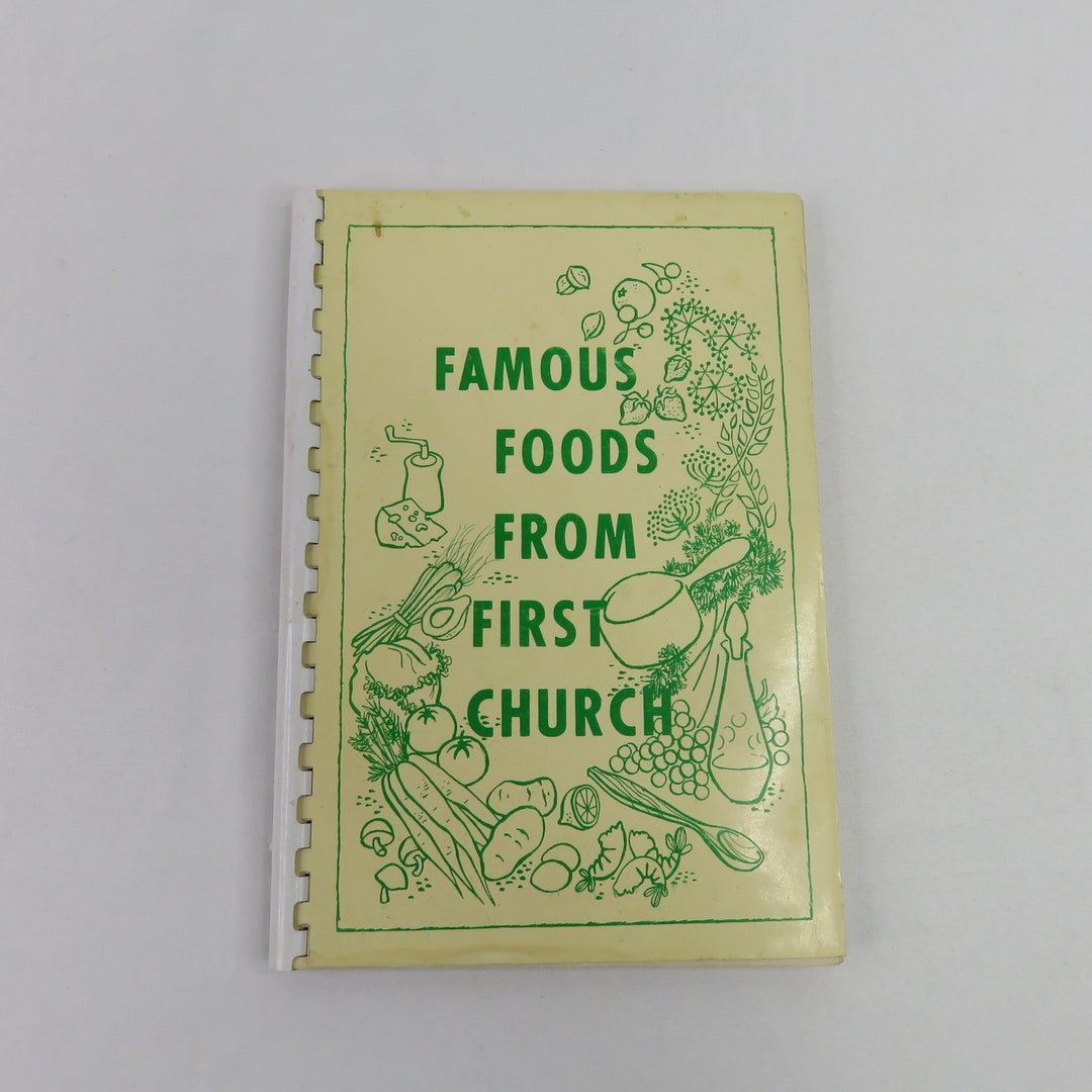 Famous Foods From First Church Recipe Book First Presbyterian Etsy