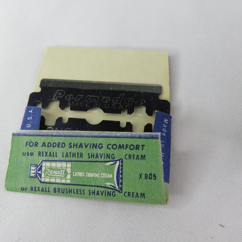 Rexall5 Blade Razor Gillette Razor With Spare Blade in Case 1918 Travel Razor - Etsy