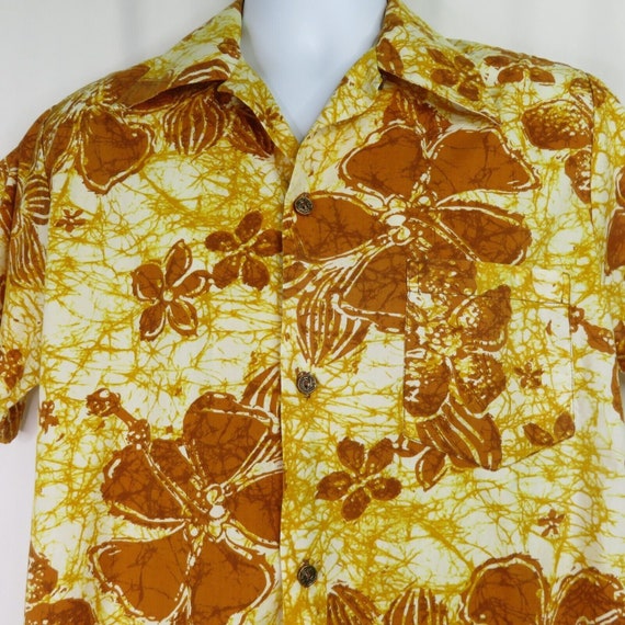Vintage Kaikamahine Hawaiian Aloha Shirt Medium 1… - image 1