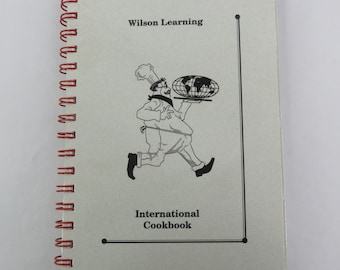 Wilson Learning International Cook Book Eden Prairie MN Cookbook Spiral Bound