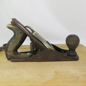 Wards Master Jack Plane No 3 Vintage Smoothing Wood Smooth Bottom Hand Tool