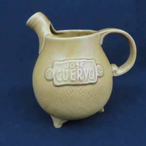 Jose Cuervo Pitcher for Tequila Margaritas or Water 8&quot; High 2 Quart Vintage Drink Jug