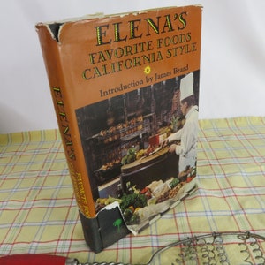 Elena&#39;s Favorite Foods California Style 1968 Elena Zelayeta Mexican Spanish Cook Book