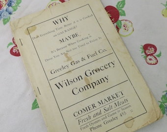 Greeley Colorado First Presbyterian Church Cookbook (?)