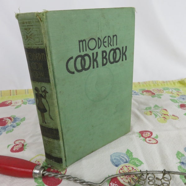 Modern Cook Book 1939 First Edition by K. Camille Den Dooven Cookbook