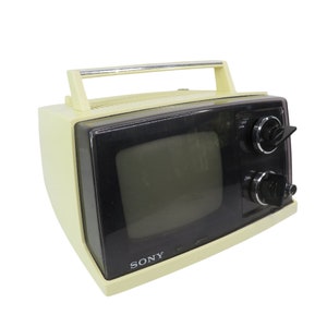 Sony Transistor TV 5 in TV-520 Portable Television Solid State - Etsy