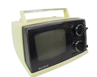 ビンテージ ソニー ソリッドステート テレビ：1970 年代のレトロな装飾