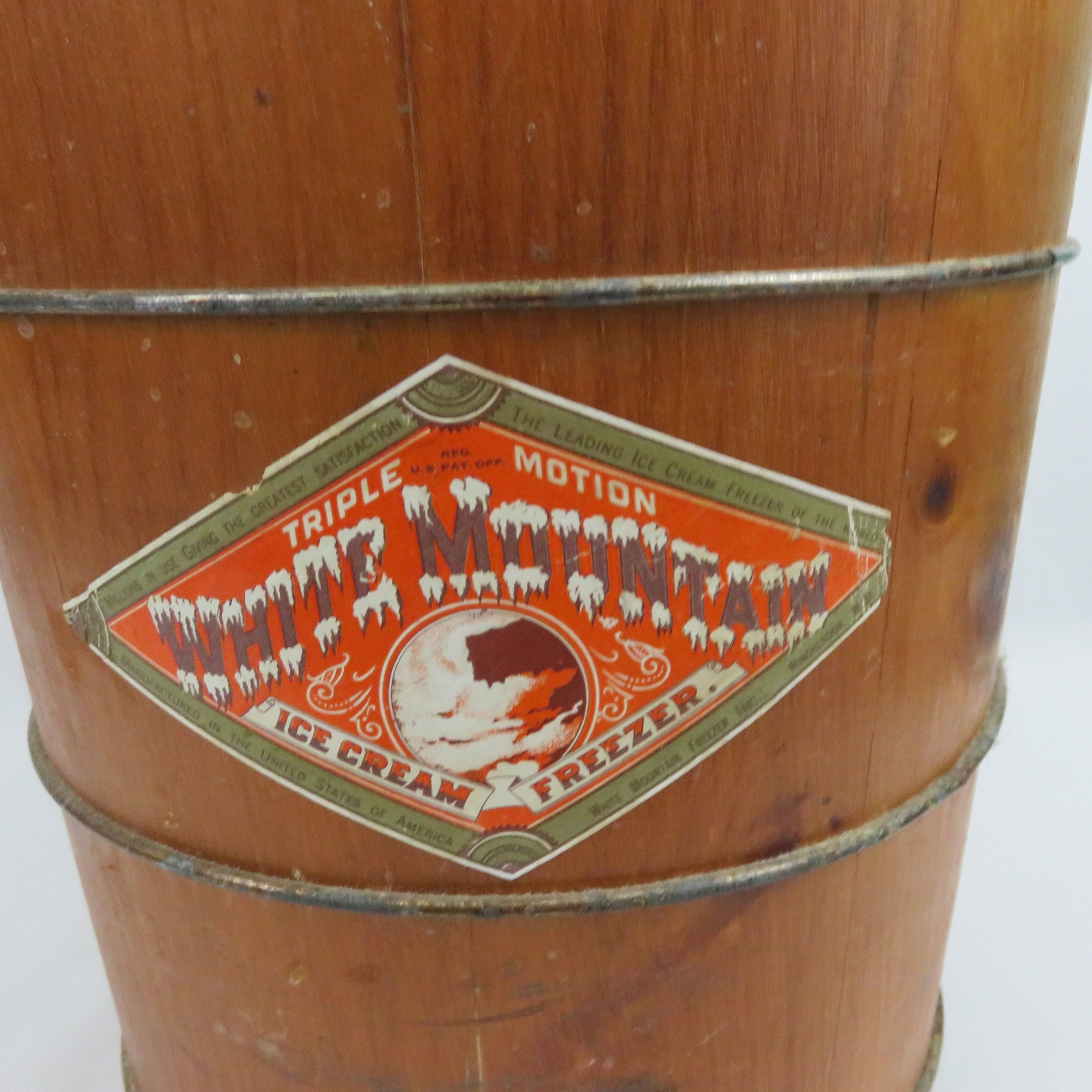 Vintage White Mountain Ice Cream Freezer with Instructions Etsy