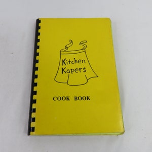 Kitchen Kapers Cook Book 1974 Cora Baker Aide Service of Scripps Clinic and Research Foundation Capers Cookbook