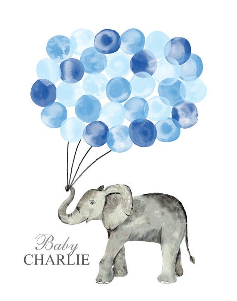 Baby Shower Guest Book Alternative Watercolor Elephant Children Kid Birthday Balloons Poster Print Guest Sign Personalized Unique Watercolor Baby Shower Guest Book Alternative Watercolor Elephant Children Kid Birthday Balloons Poster Print Guest Sign Personalized Unique Watercolor
