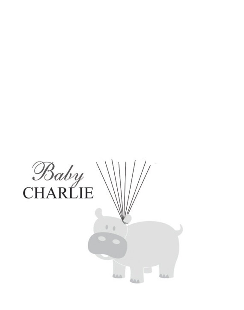 Baby Shower Guest Book Alternative Hippo Baby Shower Hippo Etsy Baby Shower Guest Book Alternative Hippo Baby Shower Hippo Etsy