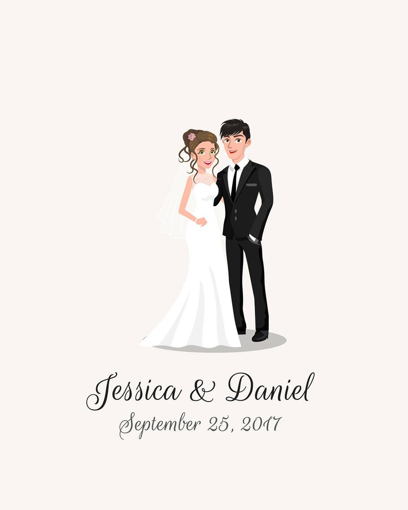 Wedding Guest Book Alternative Custom Couple Portrait Custom Portrait Guest Book Unique Guest Book Personalized Guest Book American Bulldog