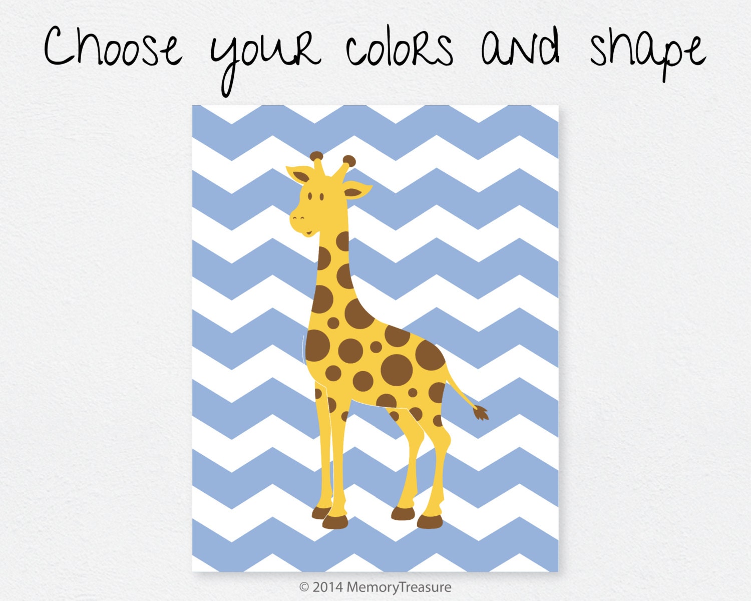 Decoración de habitaciones de jirafa vivero decoración pared | Etsy